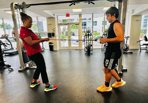 Amenities at Miami detox center — exercise equipment